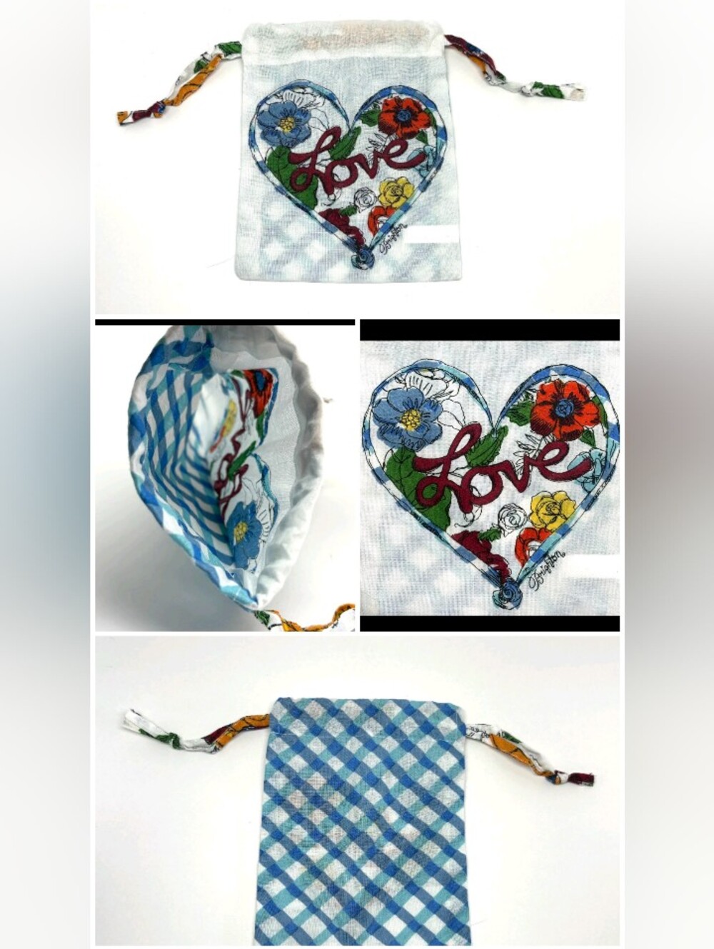 Brighton- Small Jewelry Size Dust Bags (Pick 1) 🩵❤️💛 - Picture 7 of 7